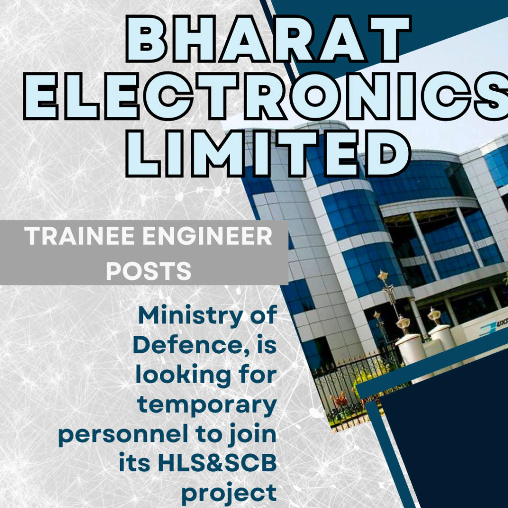 Bharat Electronics Limited, a top-notch electronics company in India under the Ministry of Defence