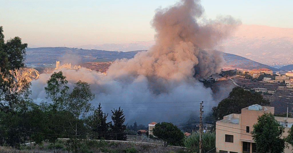 Israel carries out wave of airstrikes on southern Lebanon